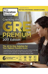 Cracking The Gre With 6 Practice Tests, 2017 